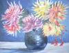 Mums in Vase